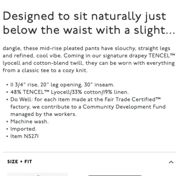 Madewell Black Slouchy Straight Pants in Drapey Twill - Picture 5 of 5